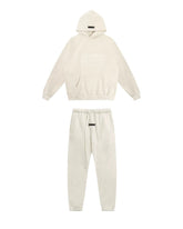 Fear of God Essentials Double Line Hoodie & Sweatpants Set Ivory