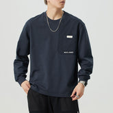#MKQS-3091-17# Japanese casual long-sleeved T-shirt