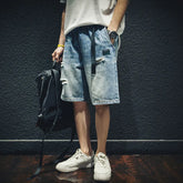 #GSDD-8225-ST# Trendy denim shorts