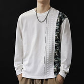 #MKQS-5016-17# Japanese casual long-sleeved T-shirt