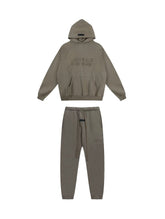 Fear of God Essentials Double Line Hoodie & Sweatpants Set Taupe