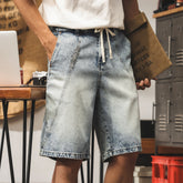 #XY-9940-ST# American denim shorts