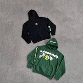 Broken Planet Not From Here Alien Skull Hoodie‑3 Colors