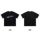 Trapstar short-sleeved T-shirt summer 2025 new letter print men and women casual loose round neck European and American trendy ins (29)