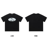 Trapstar short-sleeved T-shirt summer 2025 new letter print men and women casual loose round neck European and American trendy ins (41)
