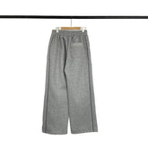 Broken Planet Logo Wide Leg Sweatpants - Heather Grey