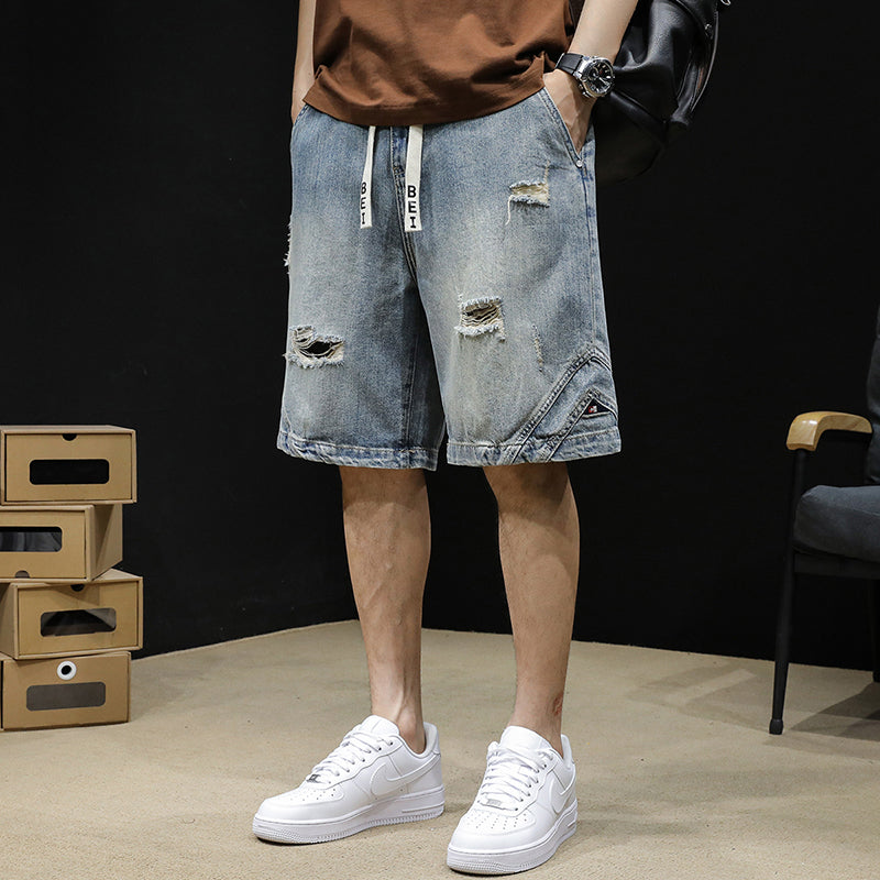 #TC-G7155# Trendy denim shorts