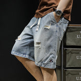 #TC-G7155# Trendy denim shorts