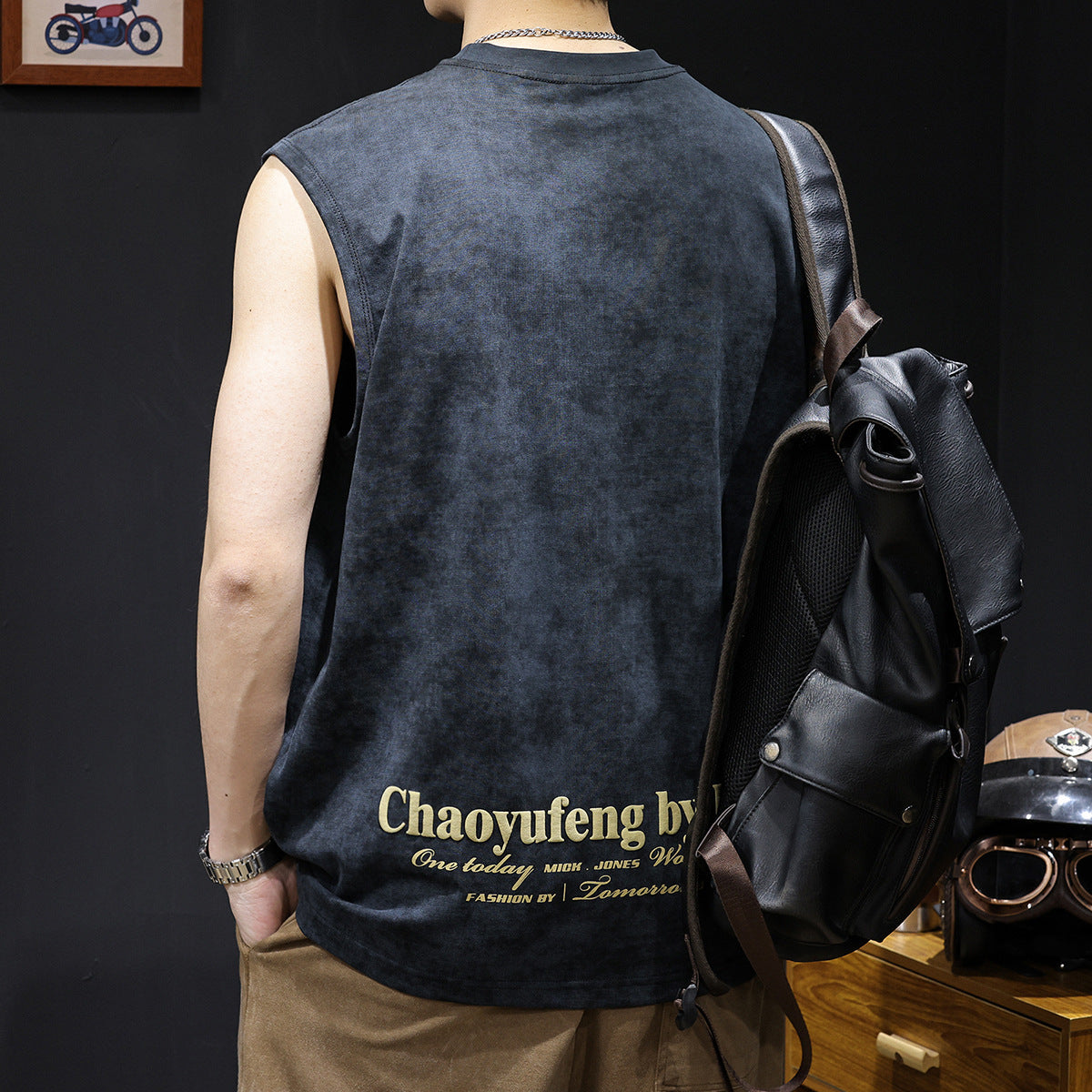 #SJ-MK3178# American casual vest