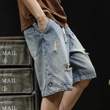 #TC-G7155# Trendy denim shorts