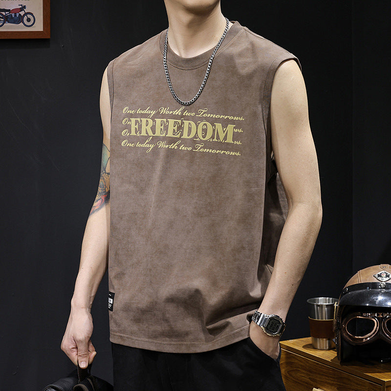 #SJ-MK3178# American casual vest