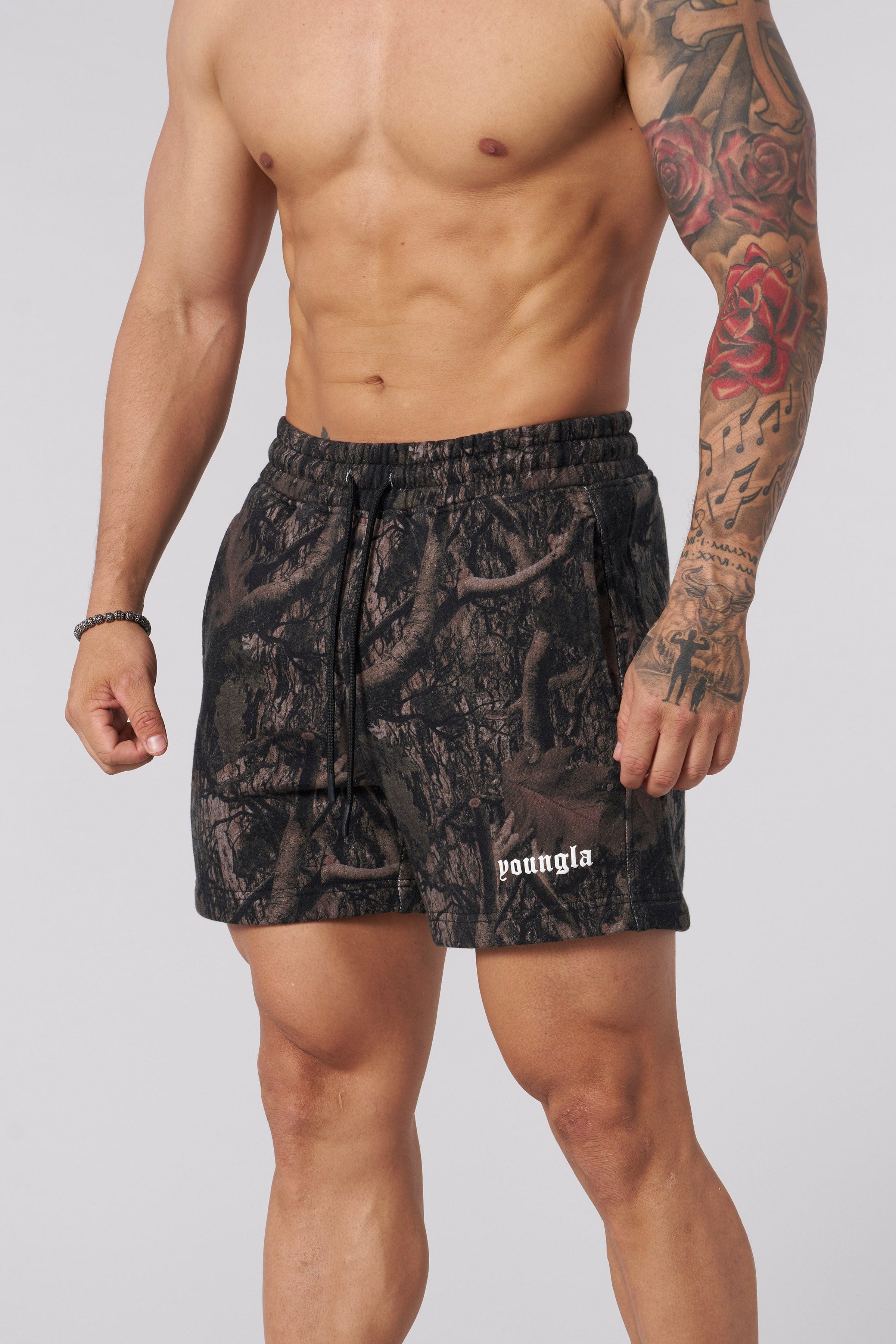 1118 - Tree Camo Cotton Shorts - July 7th