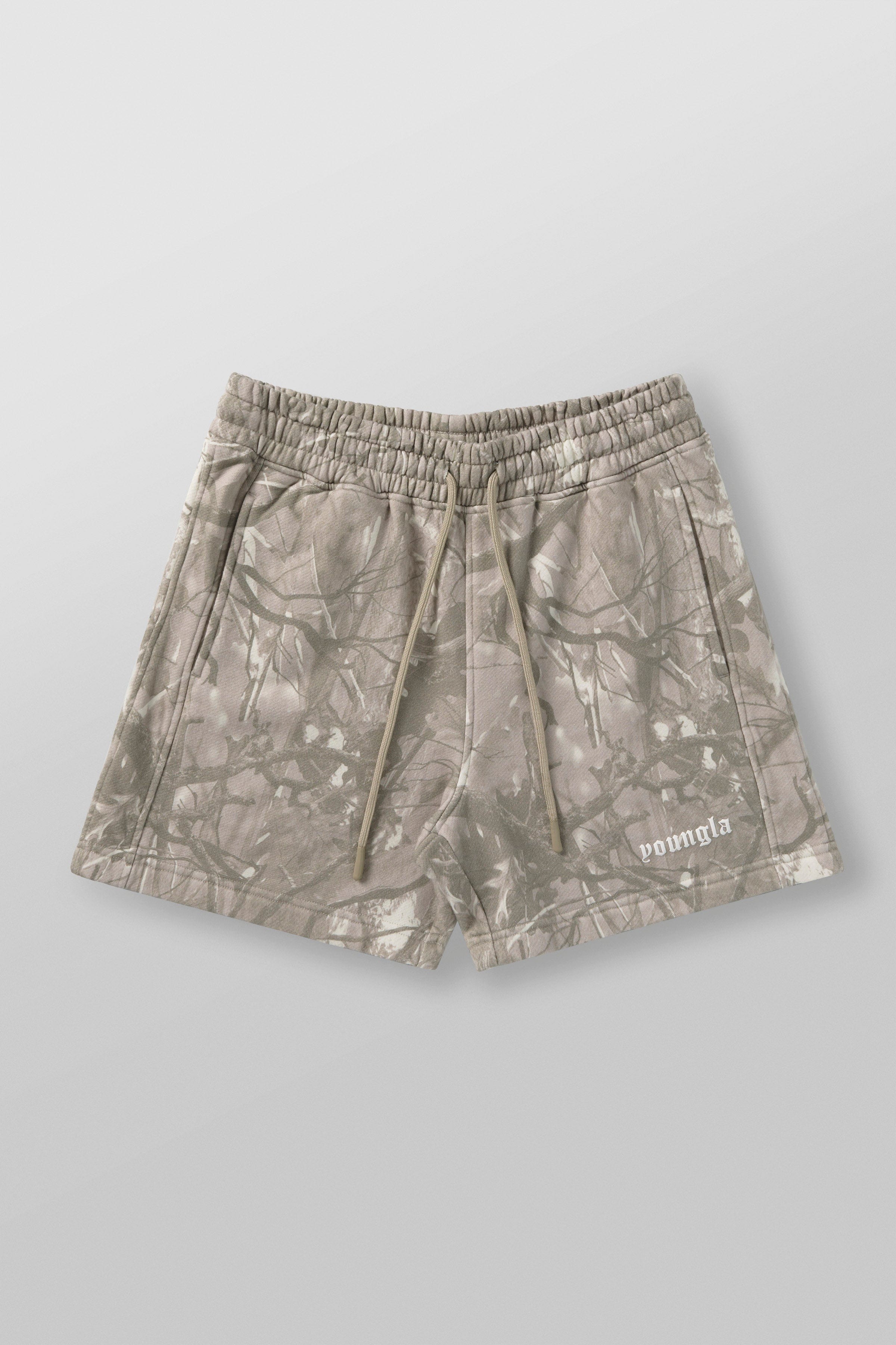 1118 - Tree Camo Cotton Shorts - July 7th