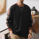 #HZ-MK5011# American retro long-sleeved T-shirt