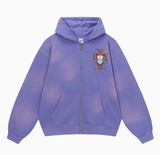Vale Forever Venus Clustered Zip Up Hoodie Purple