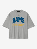 Fear Of God Essentials Rams 90s 3/4 Sleeve Football Tee
