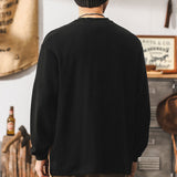 #HY-YTX584# American strip texture long-sleeved T-shirt