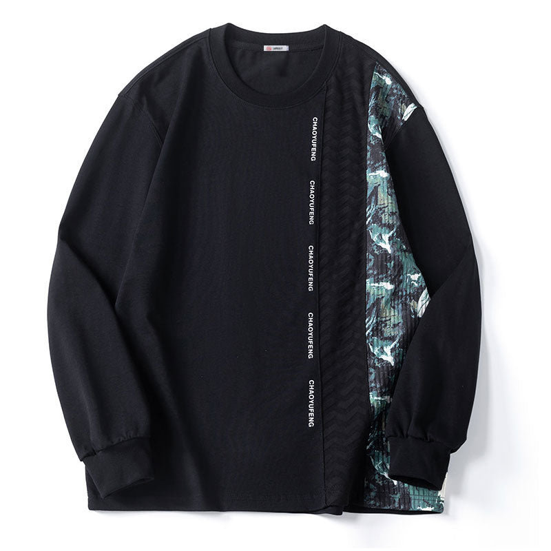 #MKQS-5016-17# Japanese casual long-sleeved T-shirt