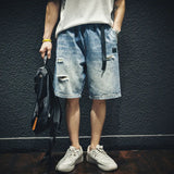 #GSDD-8225-ST# Trendy denim shorts