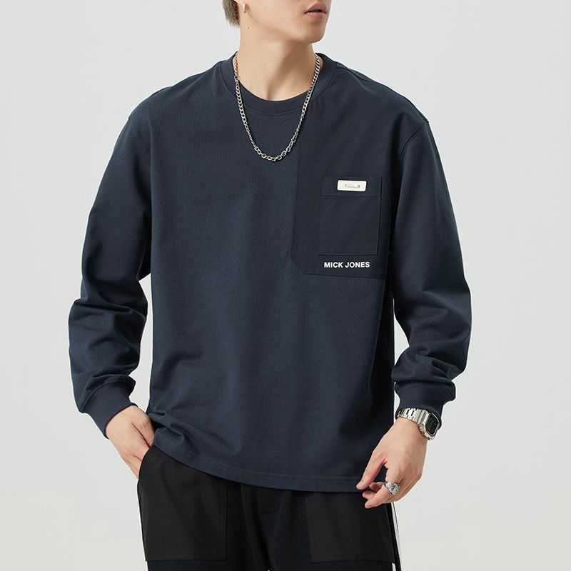 #MKQS-3091-17# Japanese casual long-sleeved T-shirt