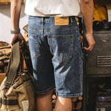 #HLK-8630-2-ST# American retro ripped denim shorts