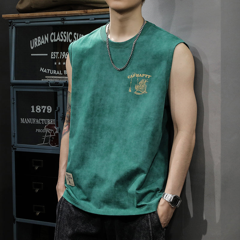 #SJ-MK-BX-3089# American casual vest