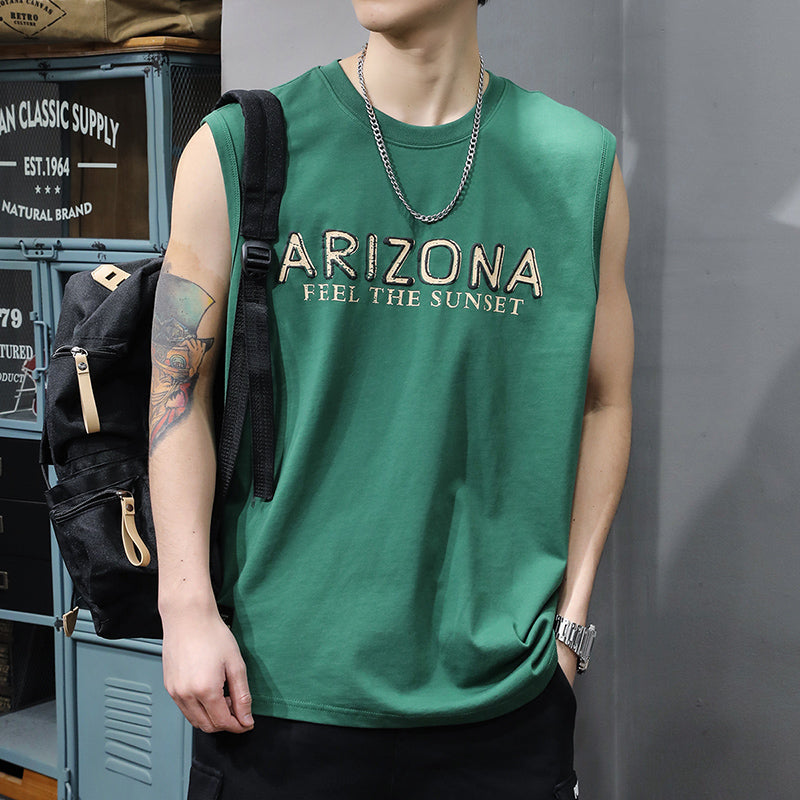 #SJ-3076# American casual vest