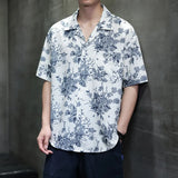 #B378-1926# Japanese-style printed short-sleeved T-shirt