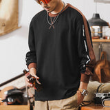 #HZ-MK5011# American retro long-sleeved T-shirt