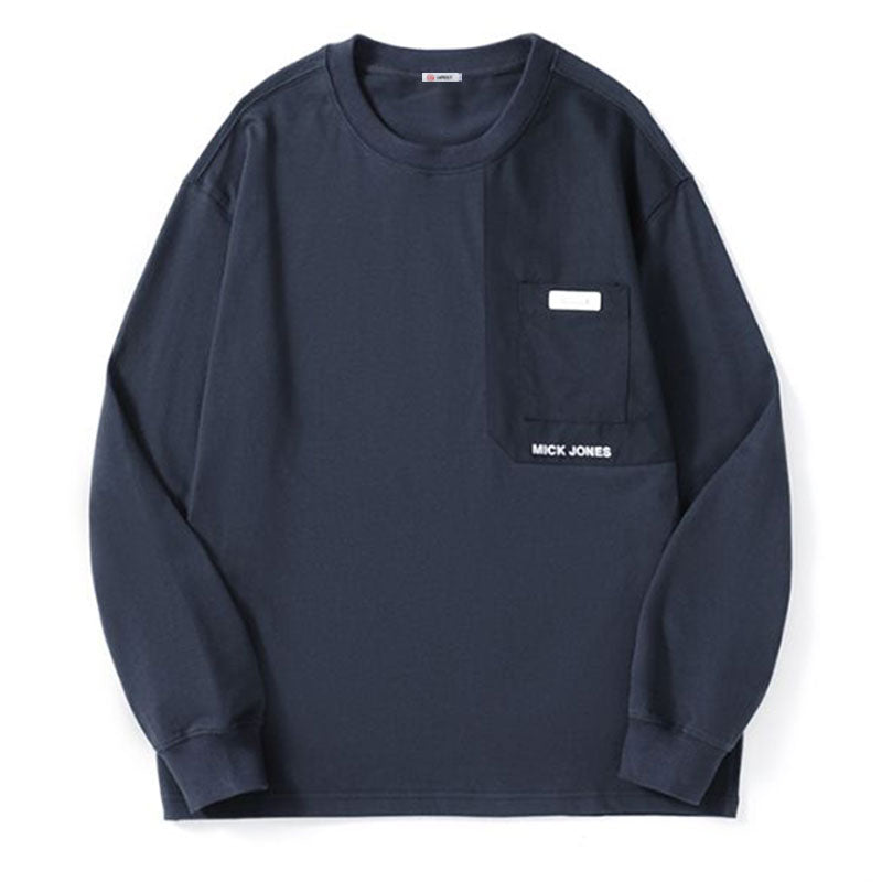 #MKQS-3091-17# Japanese casual long-sleeved T-shirt
