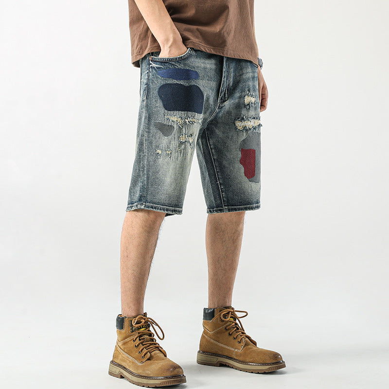 #XR-JS1012# Trendy casual denim shorts