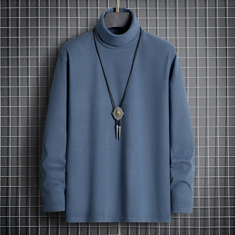 #JSB-DDS7776# Autumn and winter fleece long-sleeved bottoming shirt