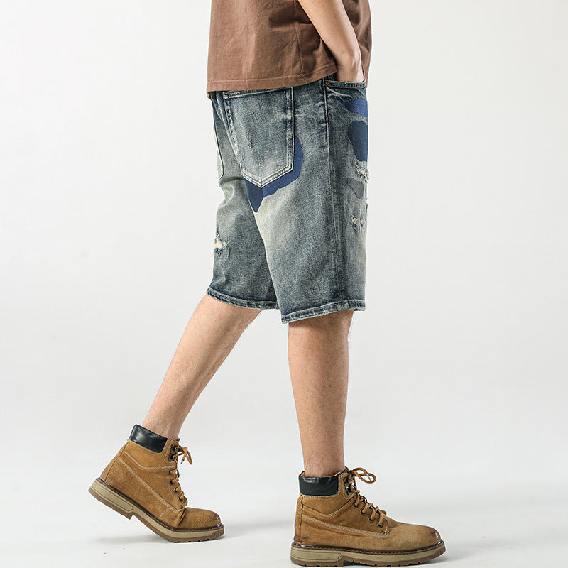 #XR-JS1012# Trendy casual denim shorts