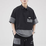 #LX-Z840# Japanese trendy short-sleeved shirt