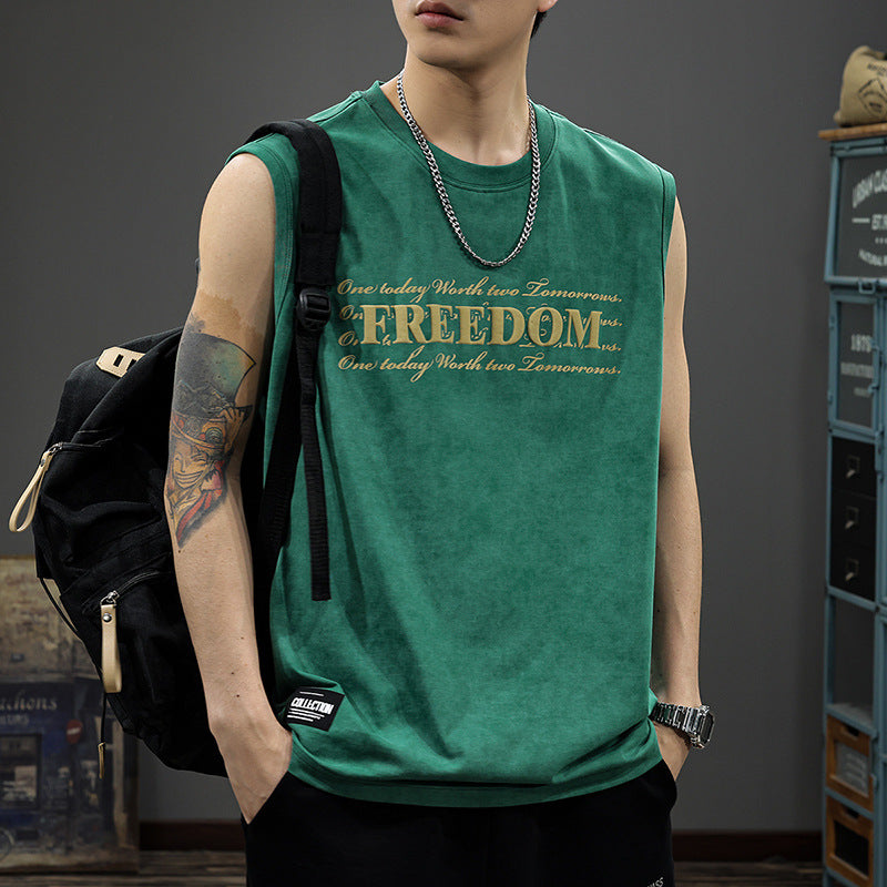 #SJ-MK3178# American casual vest