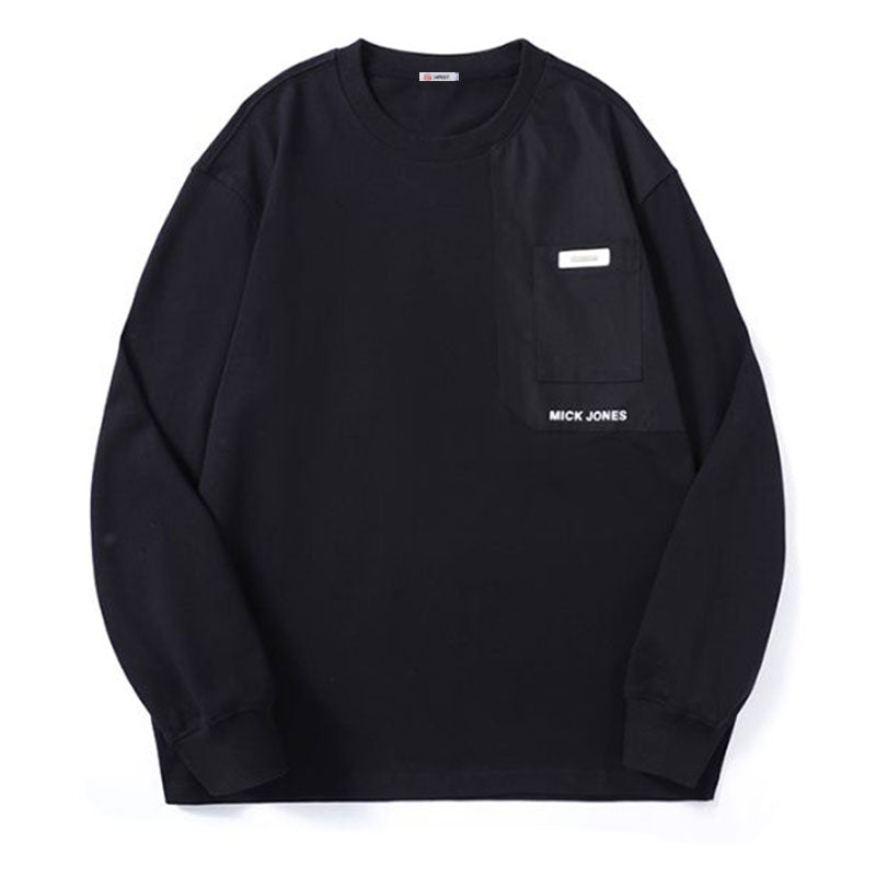 #MKQS-3091-17# Japanese casual long-sleeved T-shirt