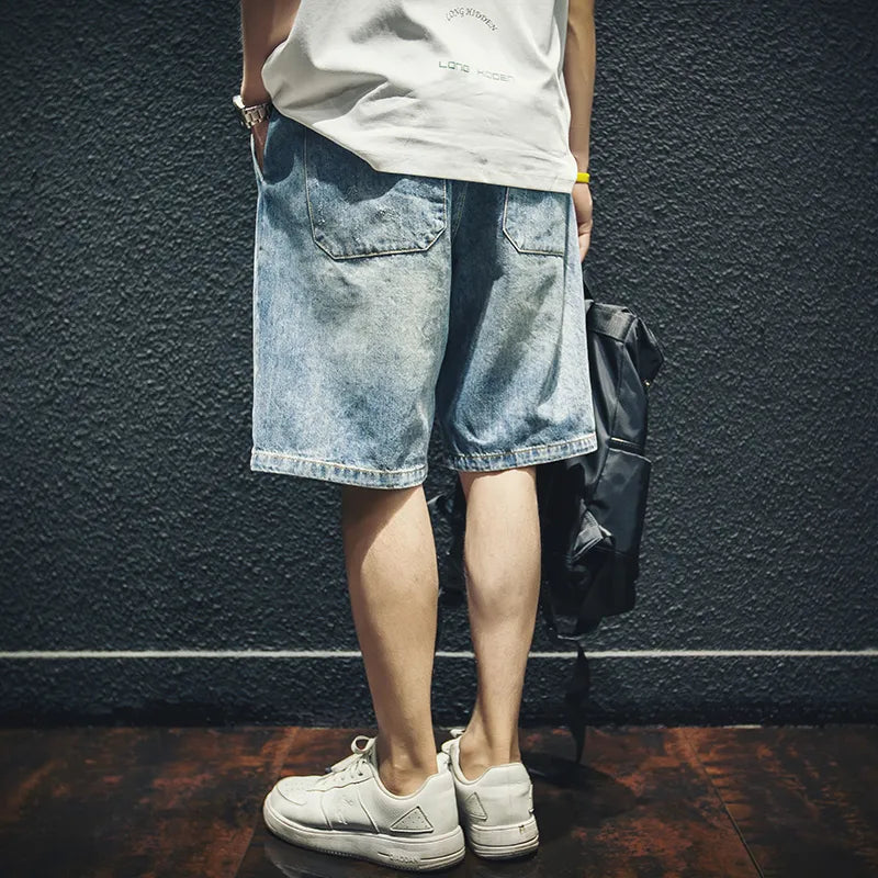 #GSDD-8225-ST# Trendy denim shorts