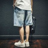 #GSDD-8225-ST# Trendy denim shorts