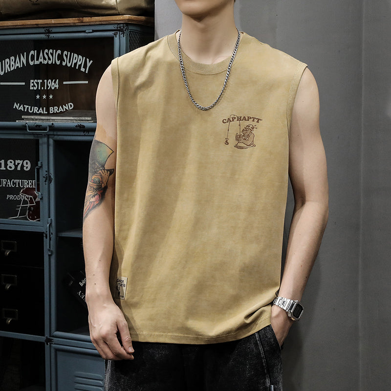 #SJ-MK-BX-3089# American casual vest