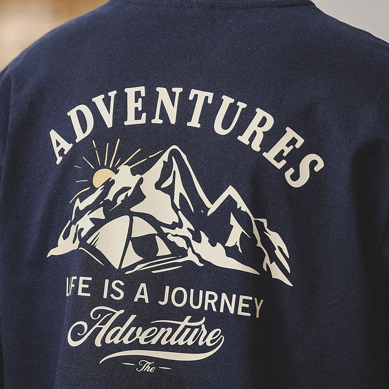 #JT-YTX468-ST#T-shirt long sleeve outdoor mountain print