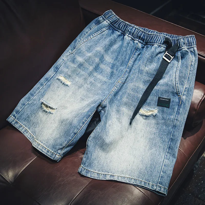 #GSDD-8225-ST# Trendy denim shorts