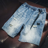 #GSDD-8225-ST# Trendy denim shorts