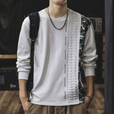 #MKQS-5016-17# Japanese casual long-sleeved T-shirt