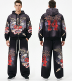 Vale Forever Nostalgia Eagle Graphic Tracksuit Set