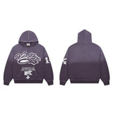 Vale Forever Purple Script Logo Hoodie – Retro Casual Streetwear
