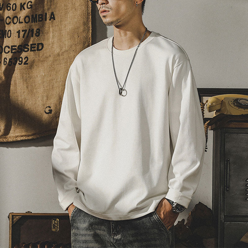 #HY-YTX344# American T-shirt long-sleeved bottoming shirt