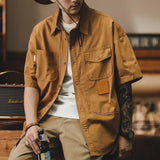 #CO8000-5122-ST# Japanese workwear short-sleeved shirt