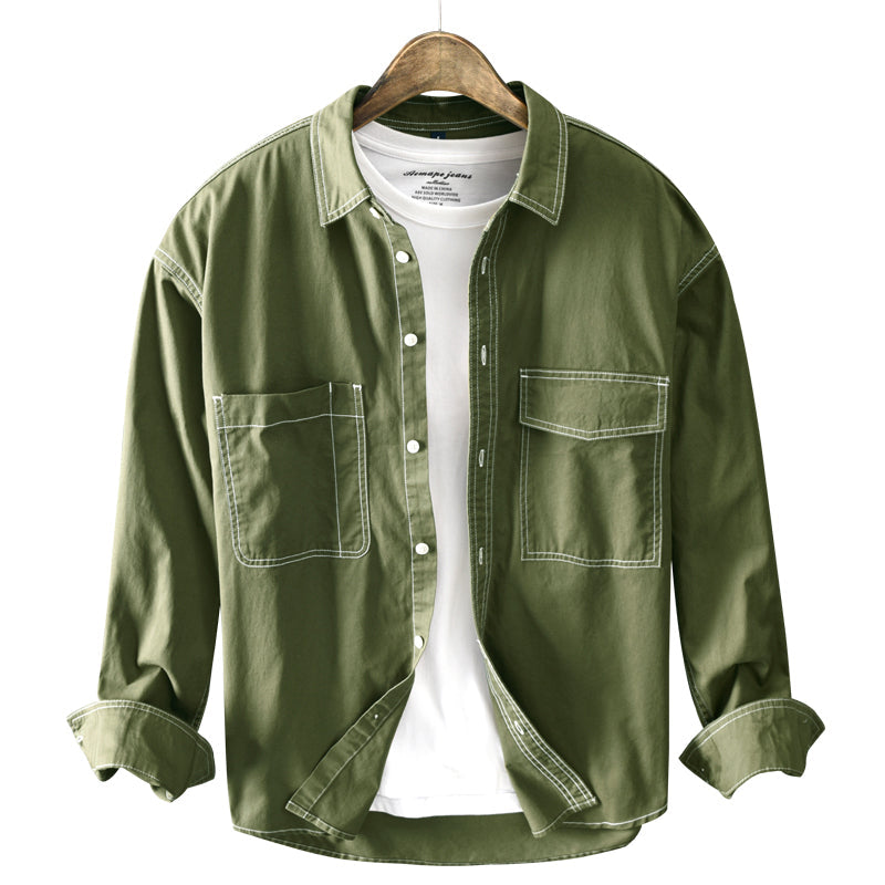 #DMQ-Z123# Trendy Long Sleeve Shirt