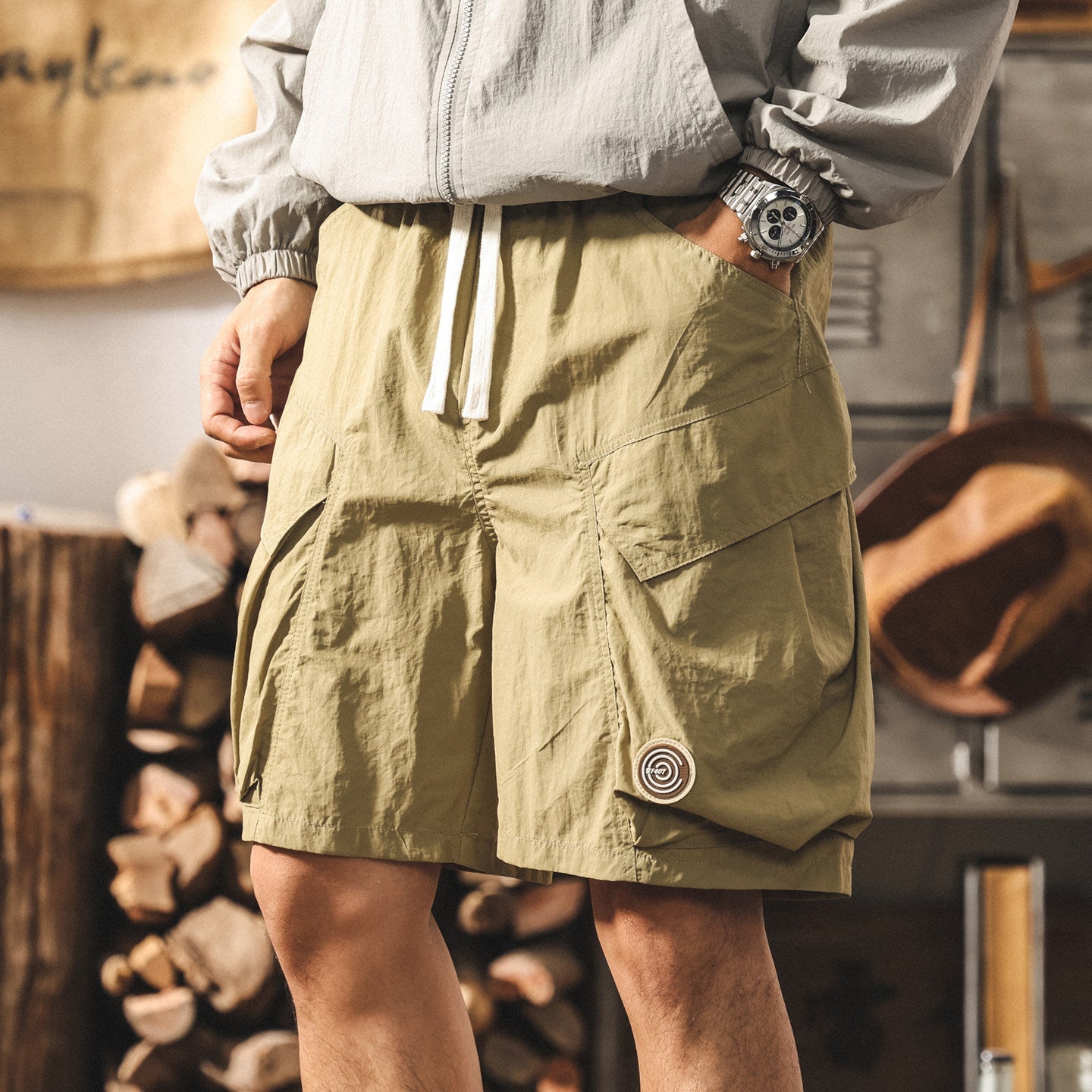 #CZ-10166-ST# American outdoor work shorts