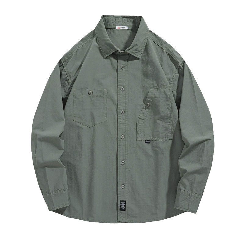 #TC-Z771# Japanese retro casual work shirt